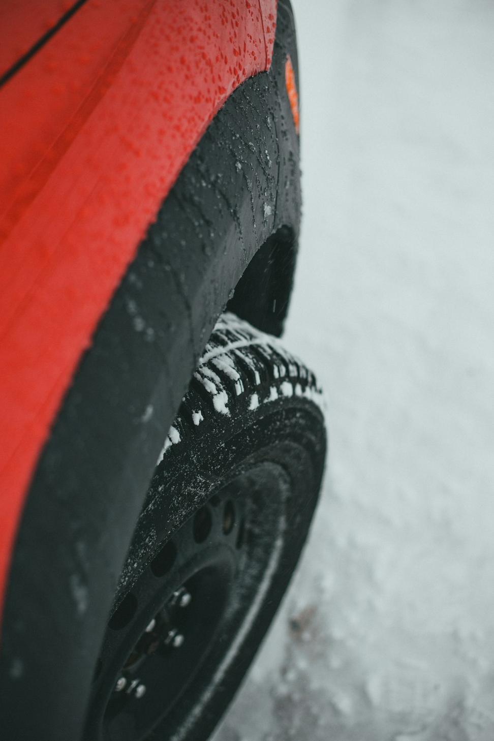 Winter tire installation